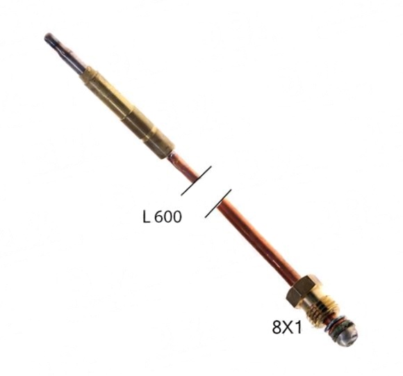 GICO Thermocouple Smooth M8X1 Length 600mm
