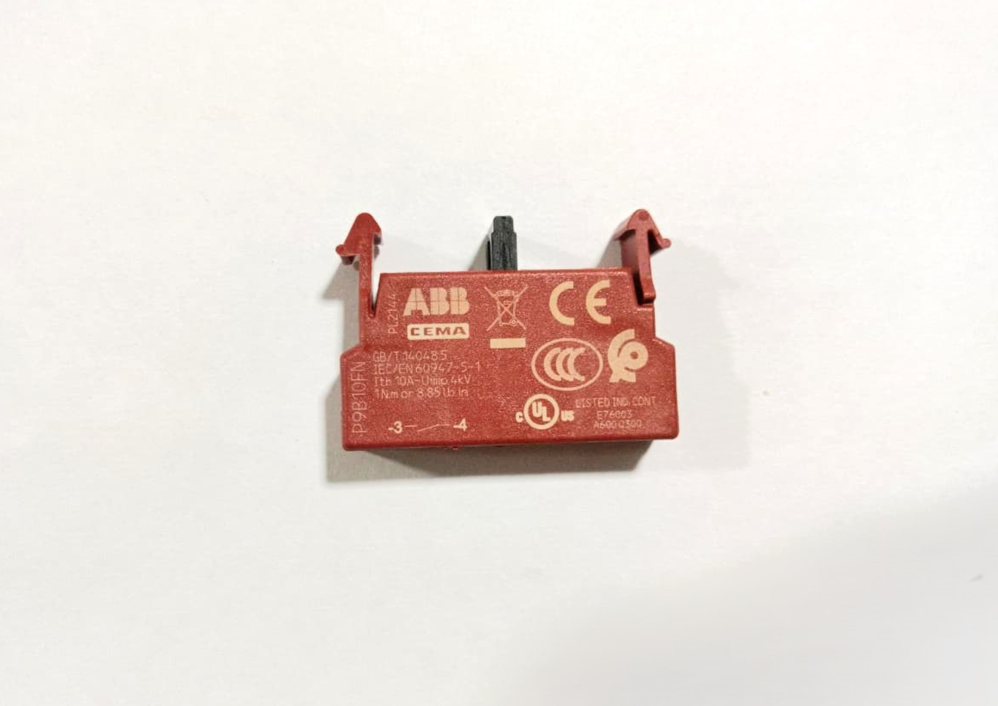 Hobart Block Contact, NO, P9B10FN, 00-087711-322-3