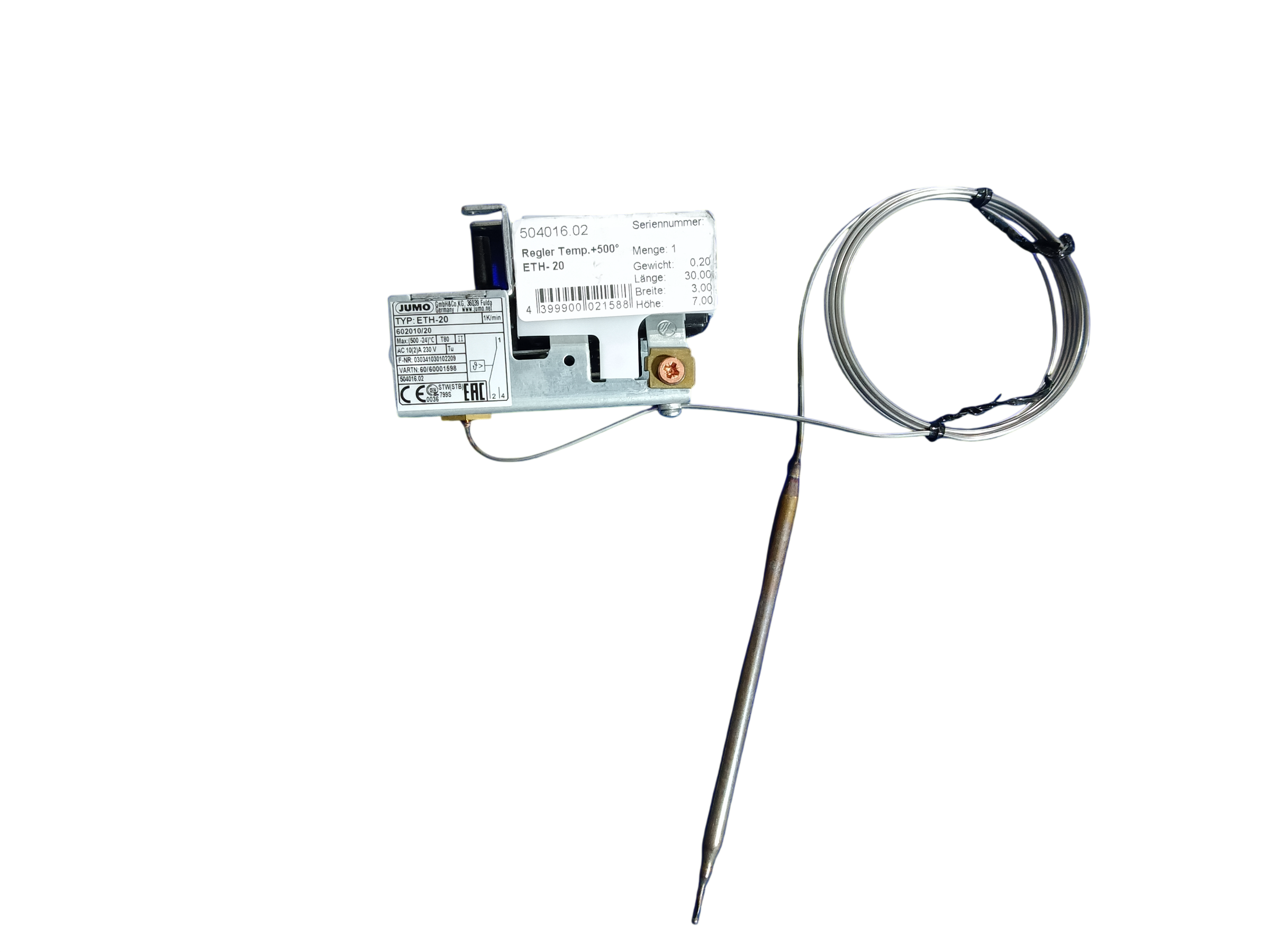 MIWE Thermostat, 504016.02